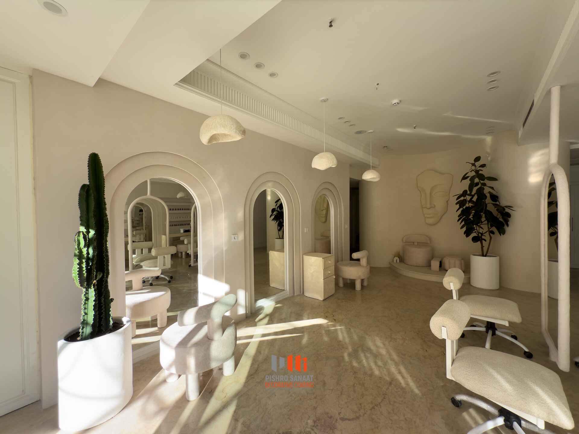 پروژه سالن زیبایی پئونی